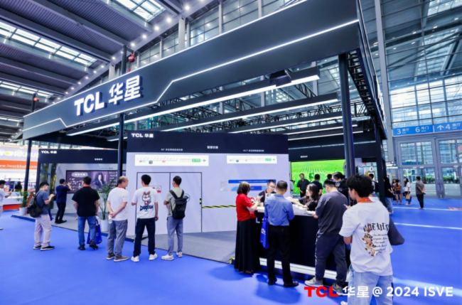 TCL华星“睛”艳亮相ISVE 2024，引领智慧商显新潮流