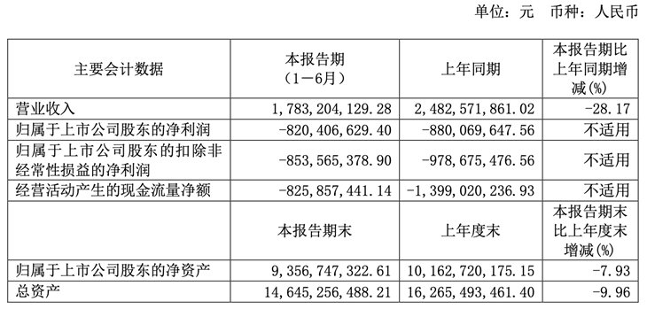 奇安信上半年净亏损8.2亿 去年同期净亏损8.8亿