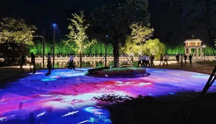 视美乐精彩绽放江苏照明年会,光影点亮城市新地标!