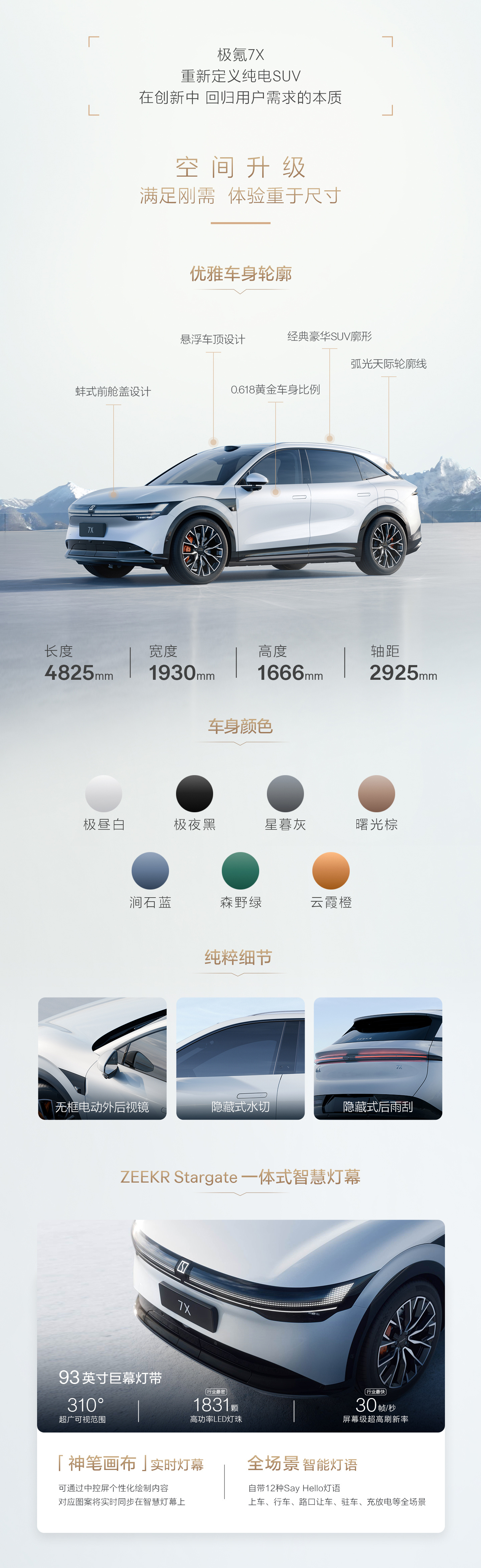 极氪 7X“豪华大五座”SUV 开启预订:23.99 万元起,9 月 20 日上市交付