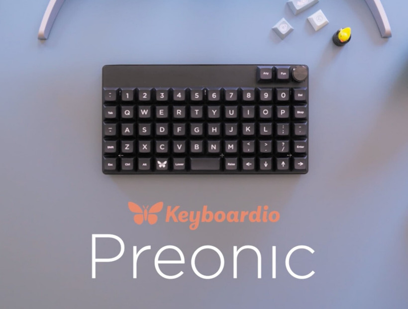 正交棋盘式按键布局,Keyboardio 推出 Preonic 机械键盘