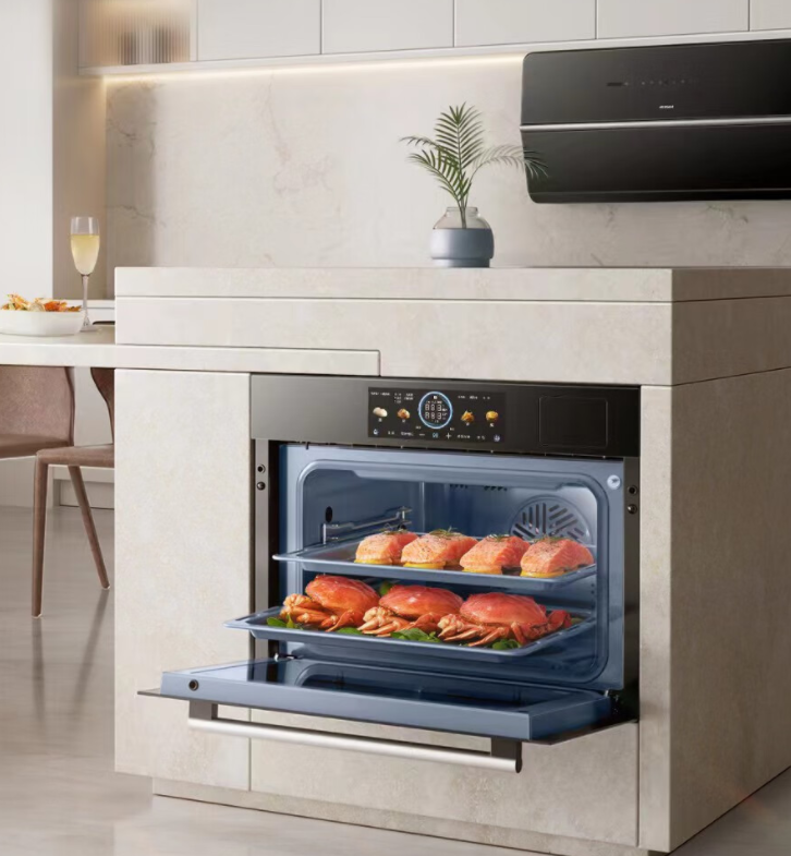 遇见老板蒸烤炸焗一体机,解锁智能烹饪新体验