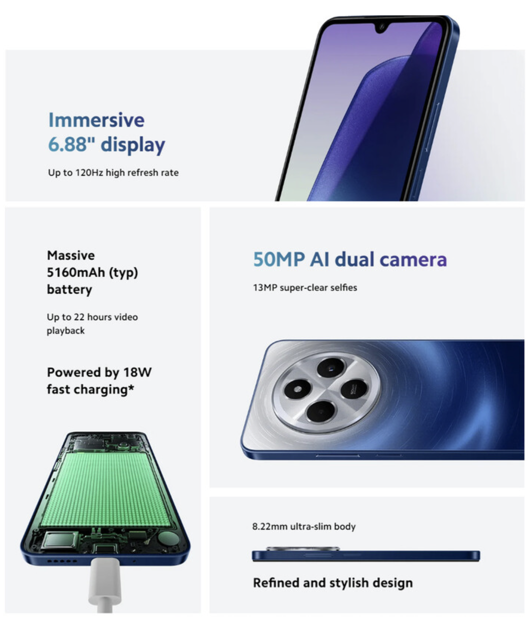 小米 Redmi 14C 手机海外发布：首搭联发科 Helio G81 Ultra 处理器，119 美元起