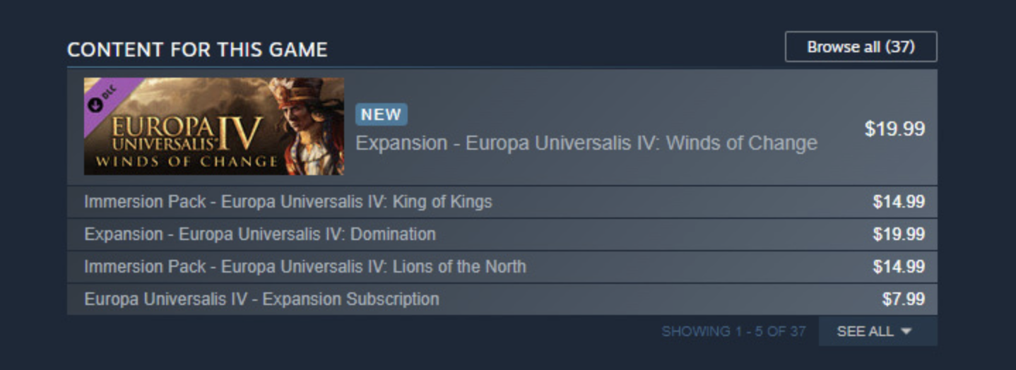 V 社 Steam 商品页获改进：允许开发者选择推荐类似游戏、支持突出显示 DLC