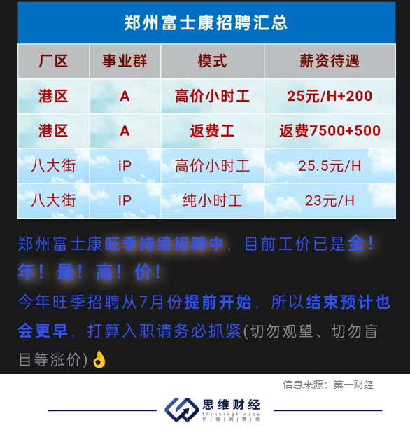 富士康“回归”,要再造一个郑州富士康?