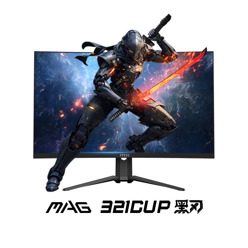 微星 MAG321CUP 显示器开售:31.5 英寸曲面、4K 160Hz,2999 元