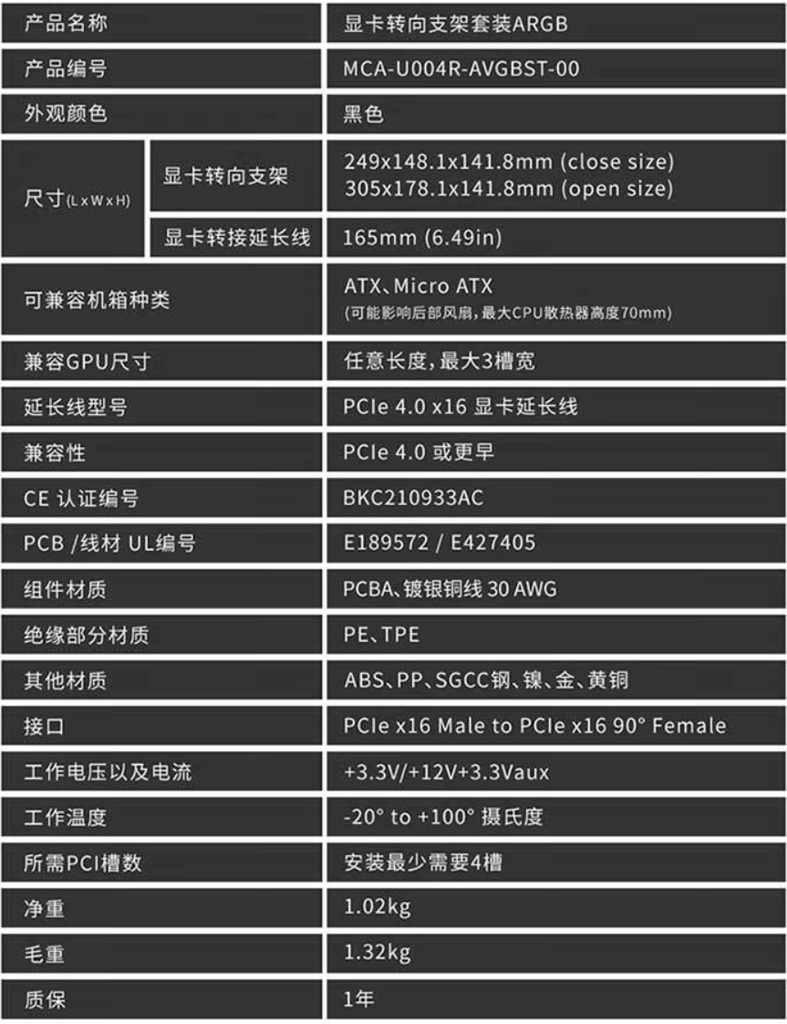 499 元，酷冷至尊发布全新显卡转向支架套装 ARGB