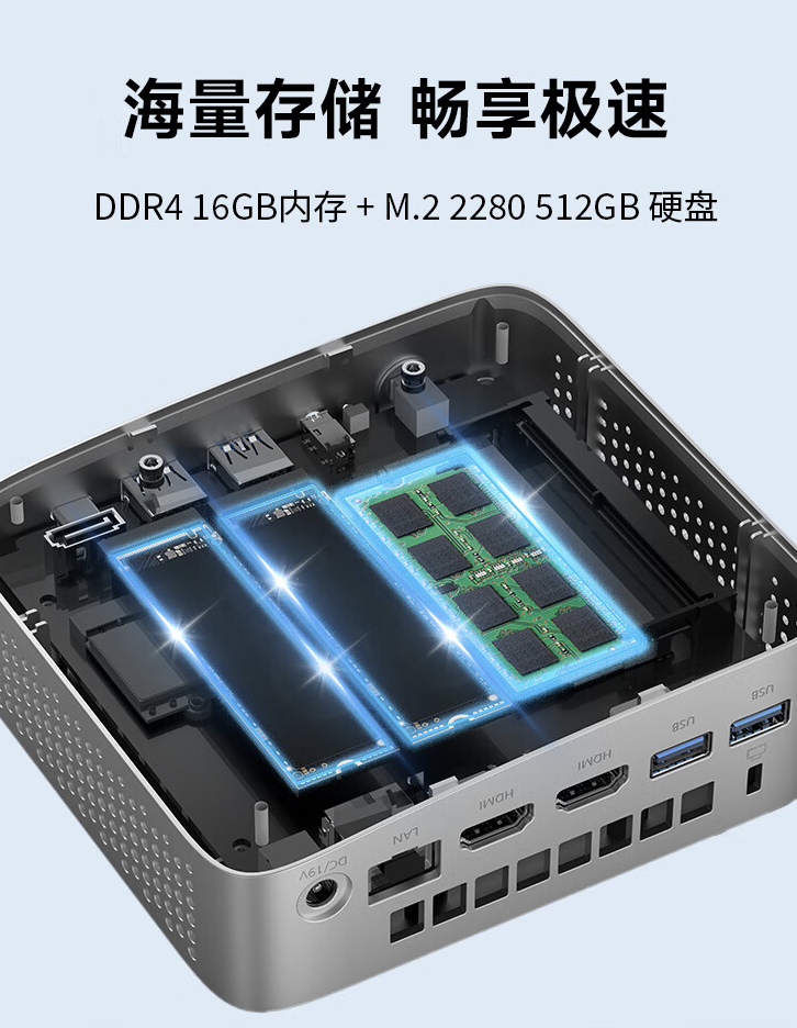 联想口袋迷你主机配置上新:换用 13 代酷睿 N100、可选 8/16G RAM,售 899 元起