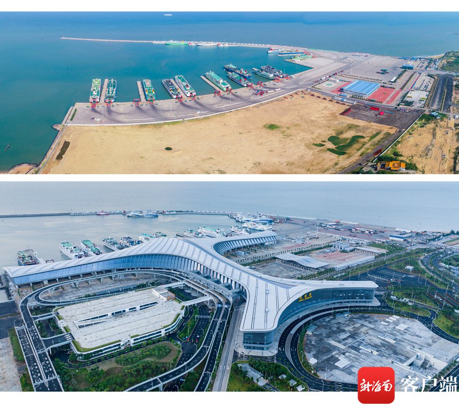历时三年建设,一座全国最大的港口客滚综合枢纽拔地而起。记者 刘洋 摄