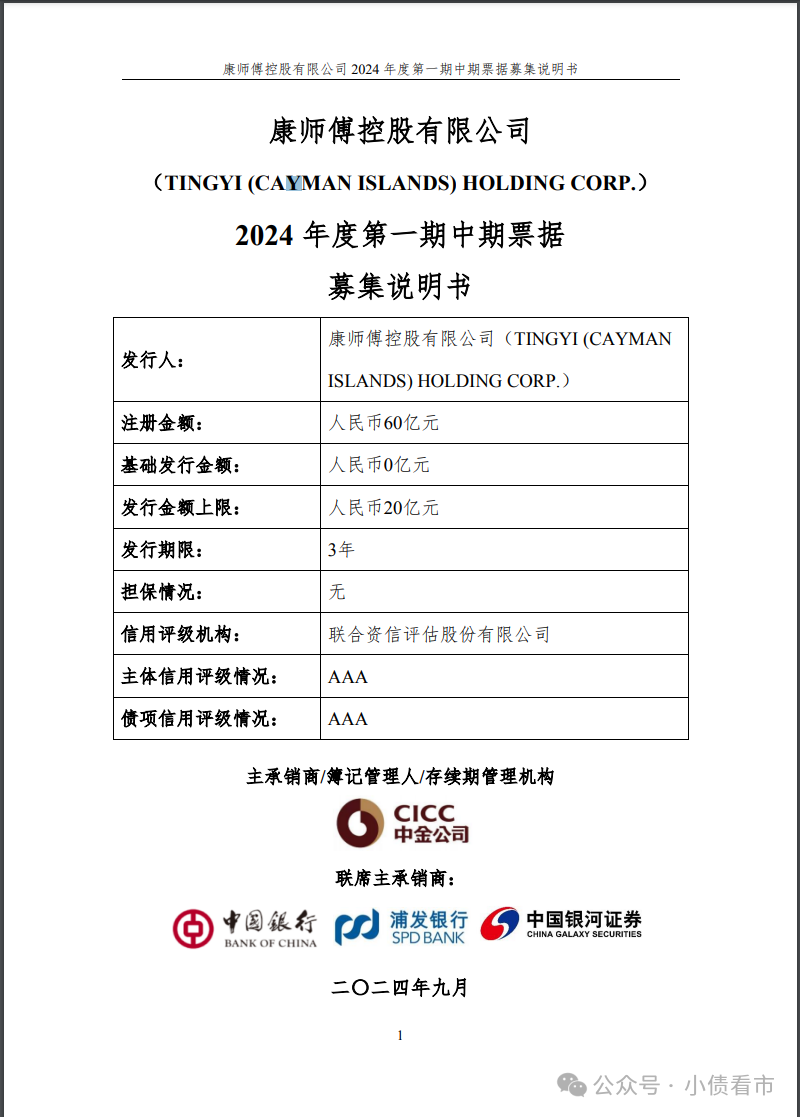 中票募集说明书