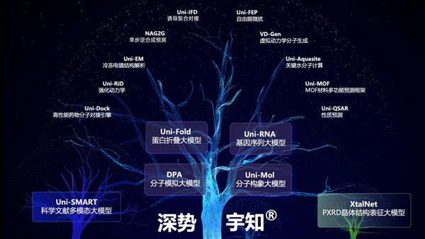 深勢宇知科學大模型體系(深勢科技供圖)