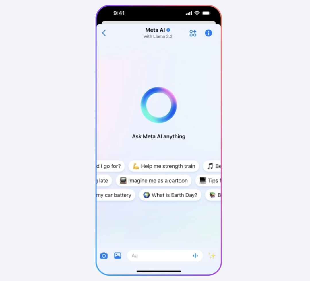 Meta 推出 AI 語音對話 ｜圖片來源：Meta