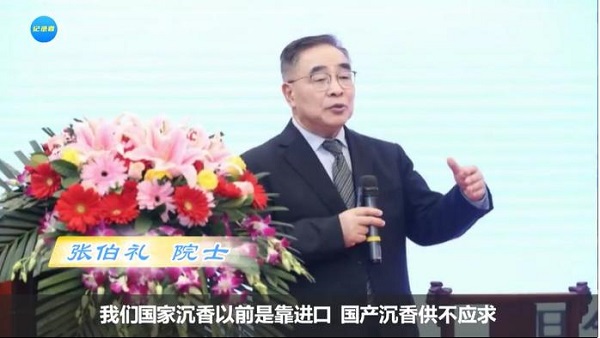 张伯礼院士谈沉香(图片来源:中新快线)