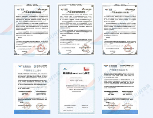 图示:部分认证证书
