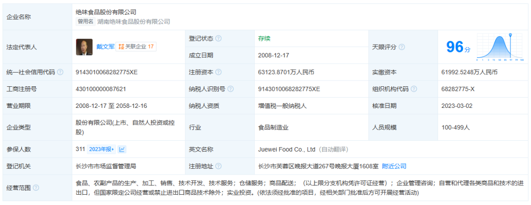 截图来源于天眼查官网