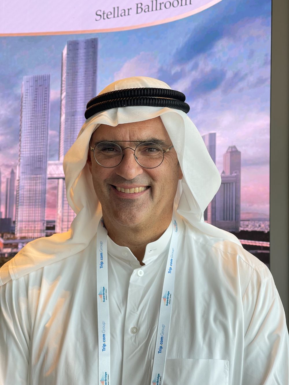 (图注:Tarek Sultan,Agility Global董事长,21世纪经济报道记者高江虹/拍摄)