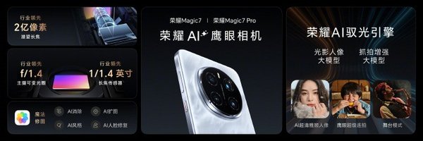 榮耀Magic7系列AI攝影系統