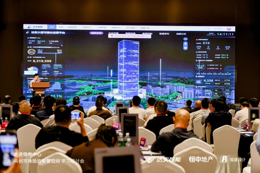 图:活动现场演示达实AIoT平台