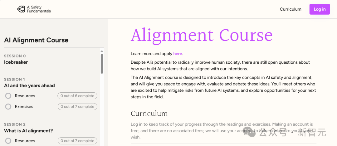 課程地址:https://course.aisafetyfundamentals.com/alignment
