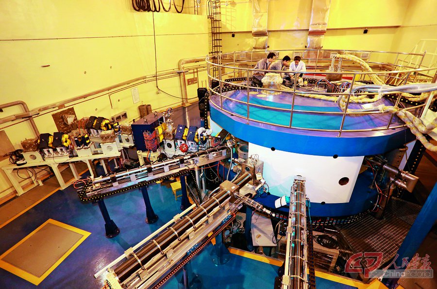 100MeV强流质子回旋加速器 中国原子能科学研究院 供图