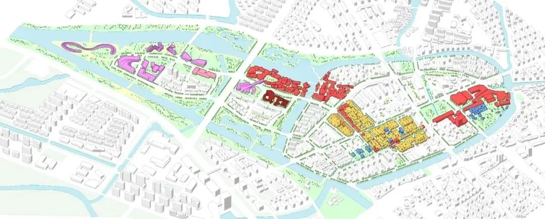 ▲城市更新实践区空间意向图(引自“城市更新实践区控制性详细规划”)