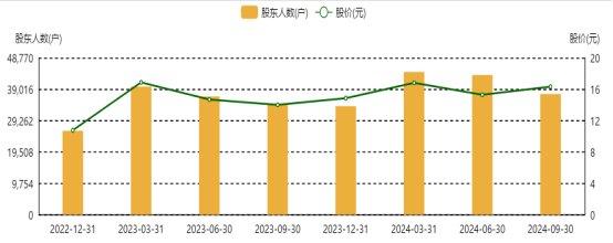 　　金龍羽股東人數(shù)情況 資料來源：Choice