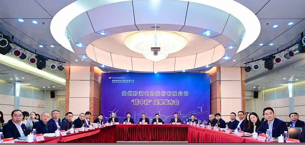 　　成果发布会现场（图片来源：黔源电力）                 