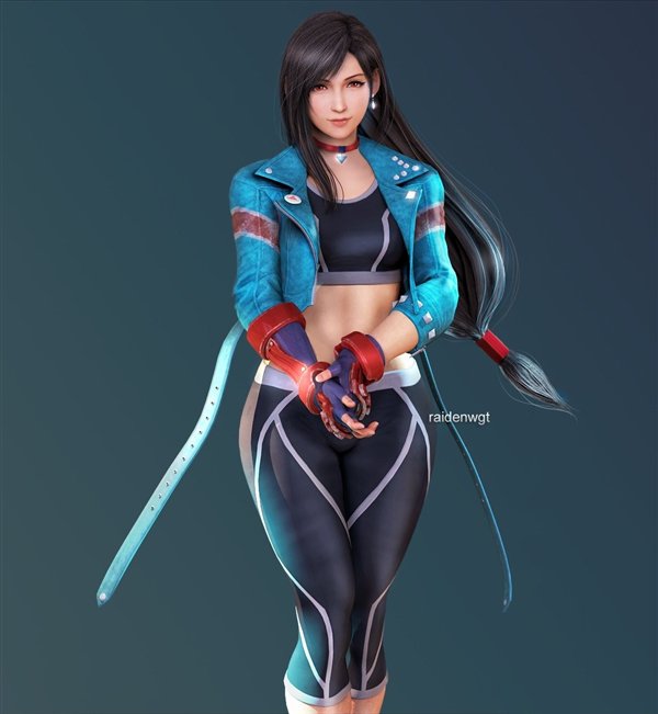 《最终幻想7》蒂法新3D美图:穿上新装 魅力无限 第4张 《最终幻想7》蒂法新3D美图:穿上新装 魅力无限 第4张