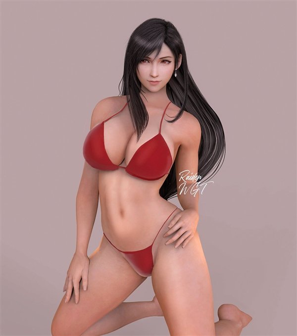 《最终幻想7》蒂法新3D美图:穿上新装 魅力无限 第12张 《最终幻想7》蒂法新3D美图:穿上新装 魅力无限 第12张