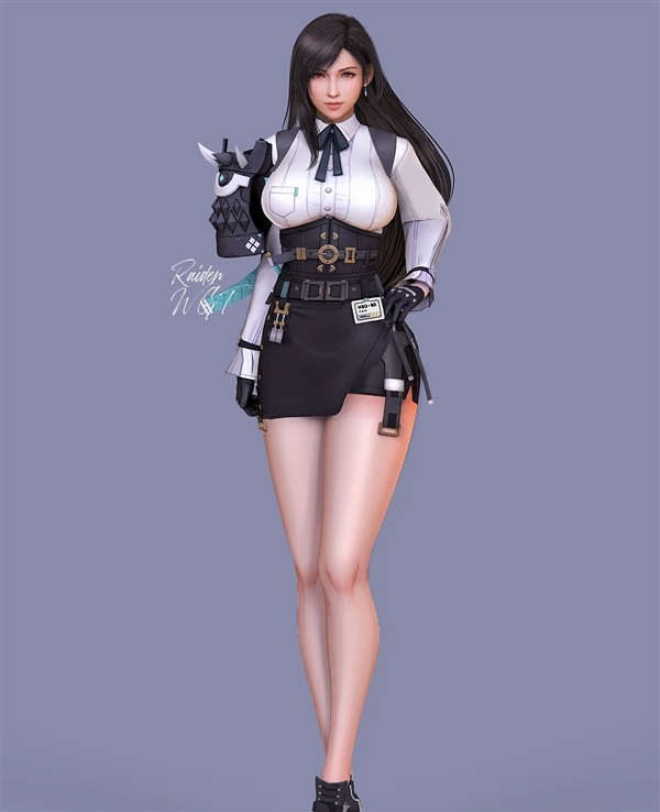 《最终幻想7》蒂法新3D美图:穿上新装 魅力无限 第2张 《最终幻想7》蒂法新3D美图:穿上新装 魅力无限 第2张