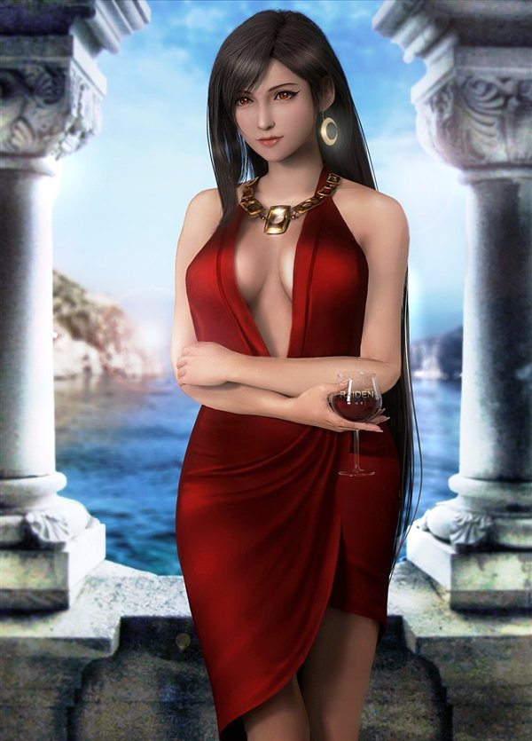 《最终幻想7》蒂法新3D美图:穿上新装 魅力无限 第7张 《最终幻想7》蒂法新3D美图:穿上新装 魅力无限 第7张