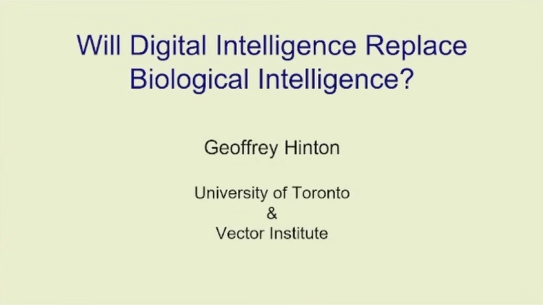 深度｜AI 教父 Geoffrey Hinton：數字智能會取代生物智能麼？ - 新浪香港