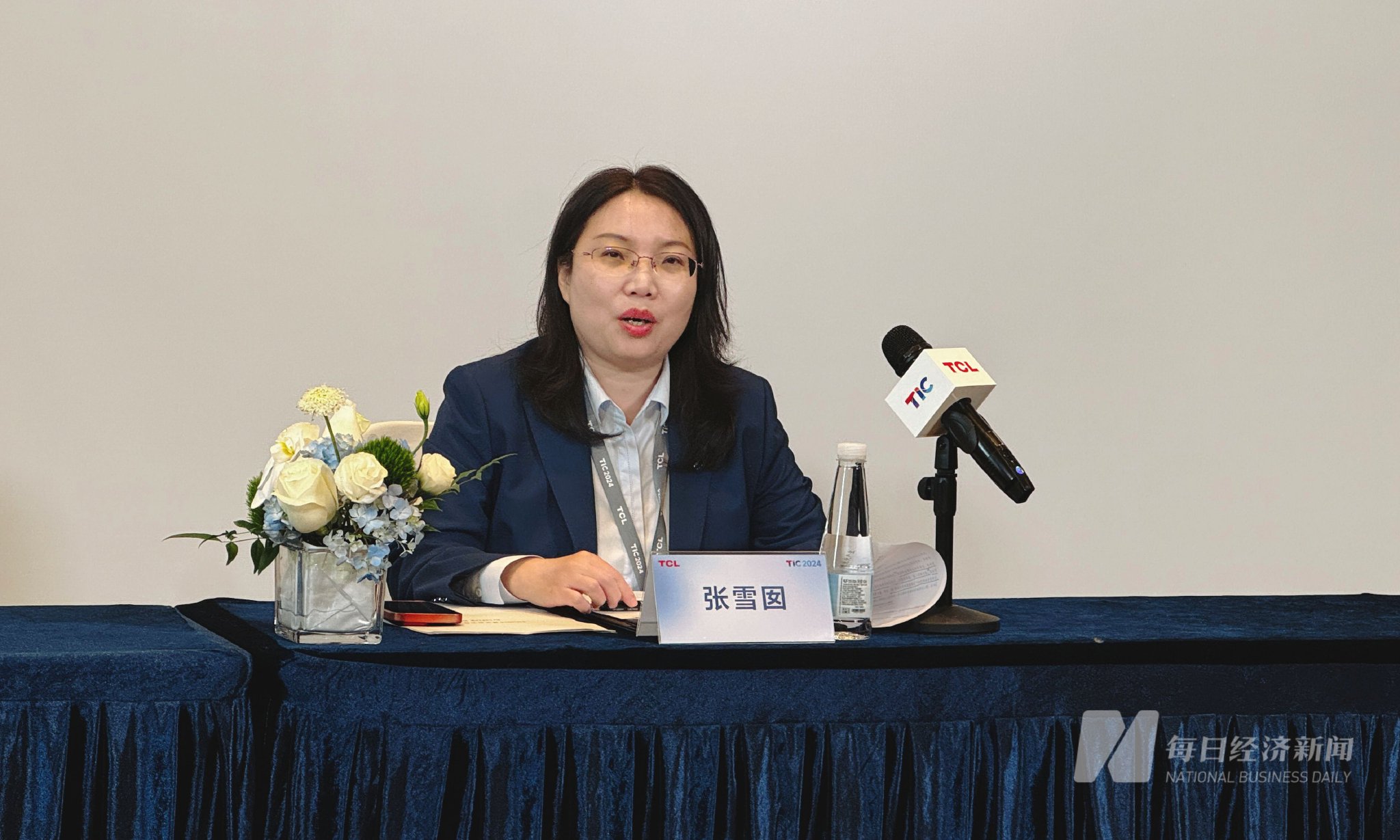 TCL中环研究院副院长张雪囡 图片来源:每经记者 陈鹏丽 摄