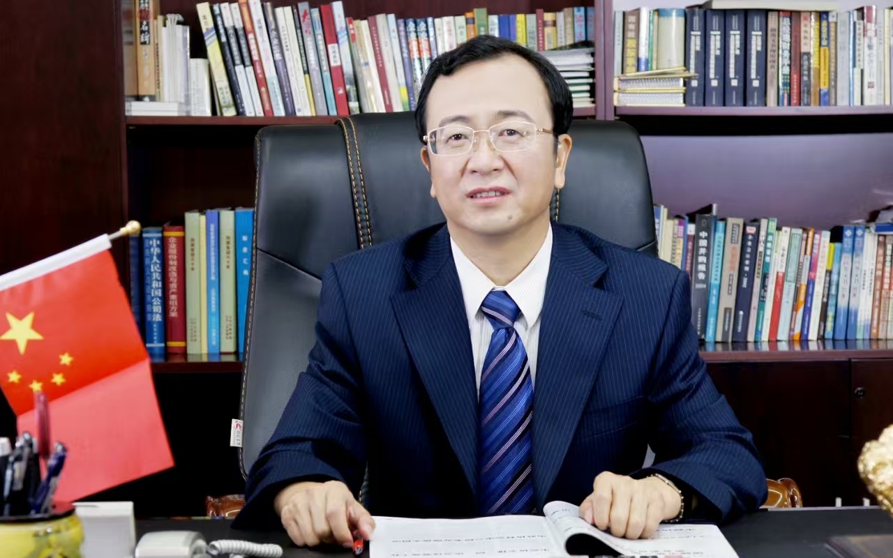 亚宝药业集团股份有限公司董事长任武贤。受访者供图