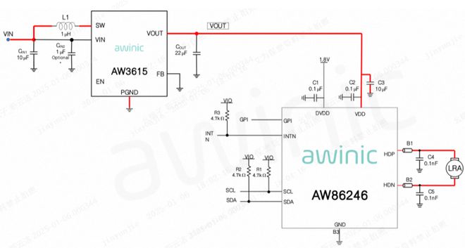 图2 AW86246典型应用图