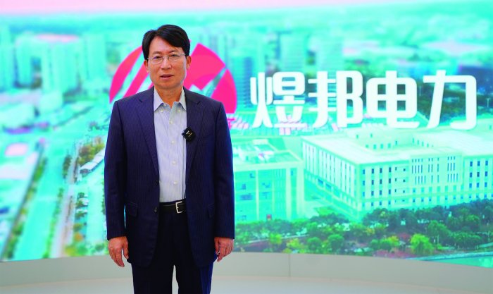 煜邦电力董事长周德勤 安然 摄