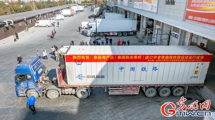图为中铁特货公司提供的高性能背包式冷藏集装箱。李思瑶/摄