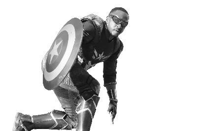 图片说明3：“猎鹰”成为新任美国队长