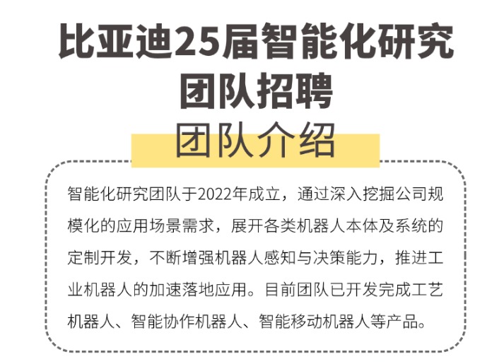图片来源:比亚迪招聘微信公众号