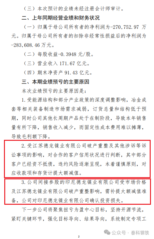 来源:中国一重公告,泰科钢铁整理编辑