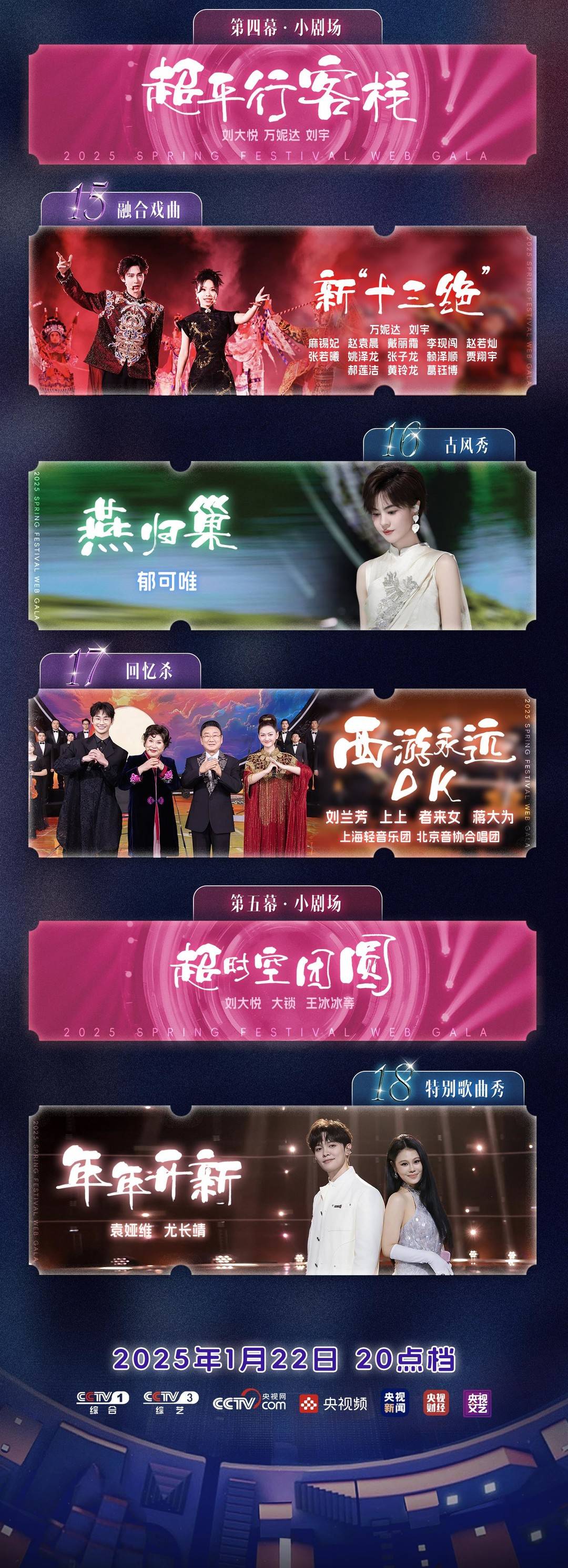 今晚你最期待哪個節目？