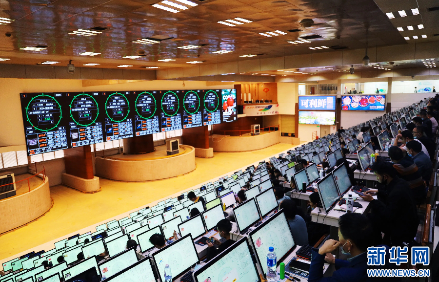 昆明國際花卉拍賣交易中心（資料圖）。新華網發（受訪者供圖）