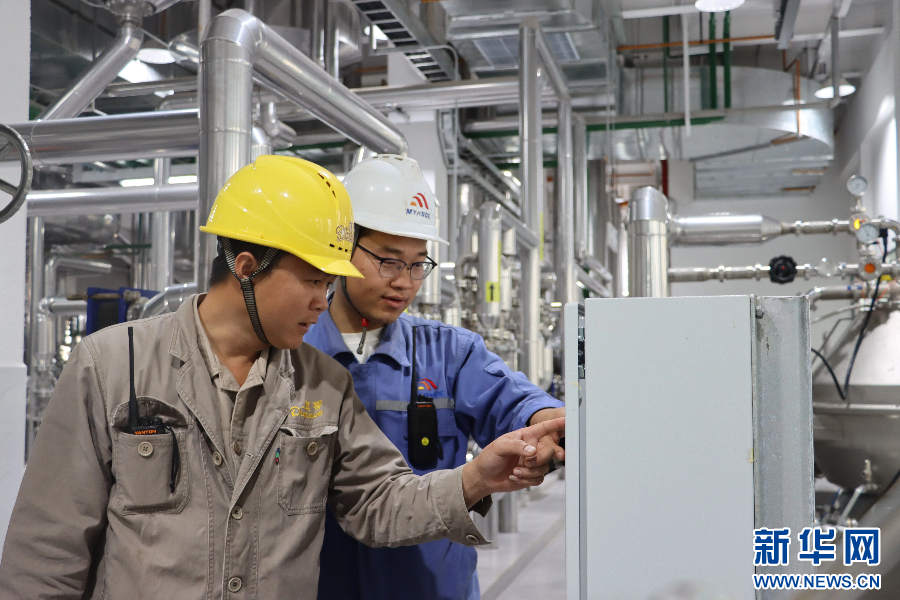 雲南滇雪糧油有限公司新建廠區車間（資料圖）。新華網發（王晶晶 攝）