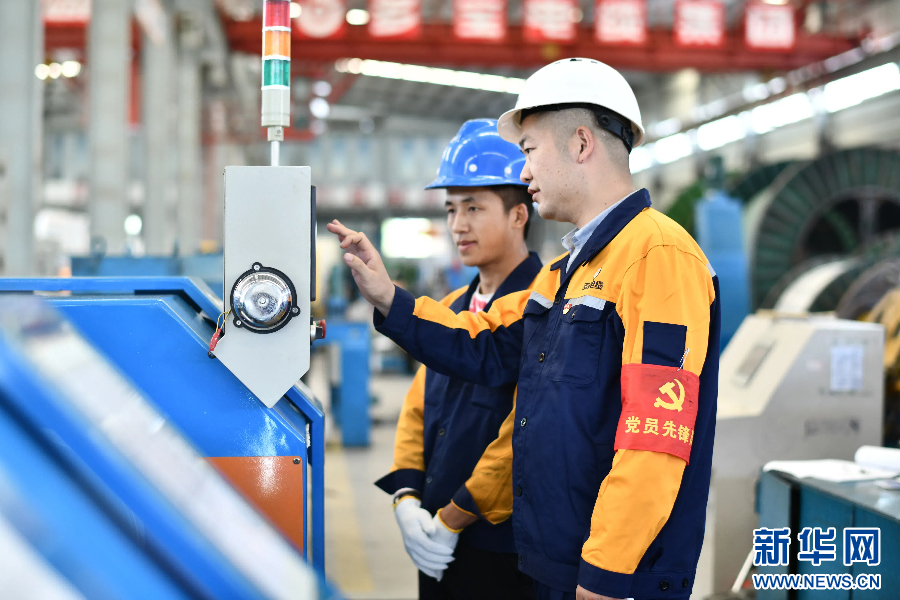 雲南多寶電纜集團股份有限公司生產車間（資料圖）。新華網發（受訪者供圖）