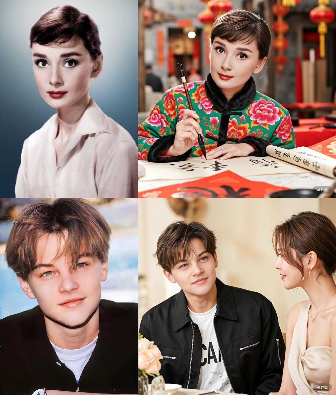 (左为原图,右为生成图。)