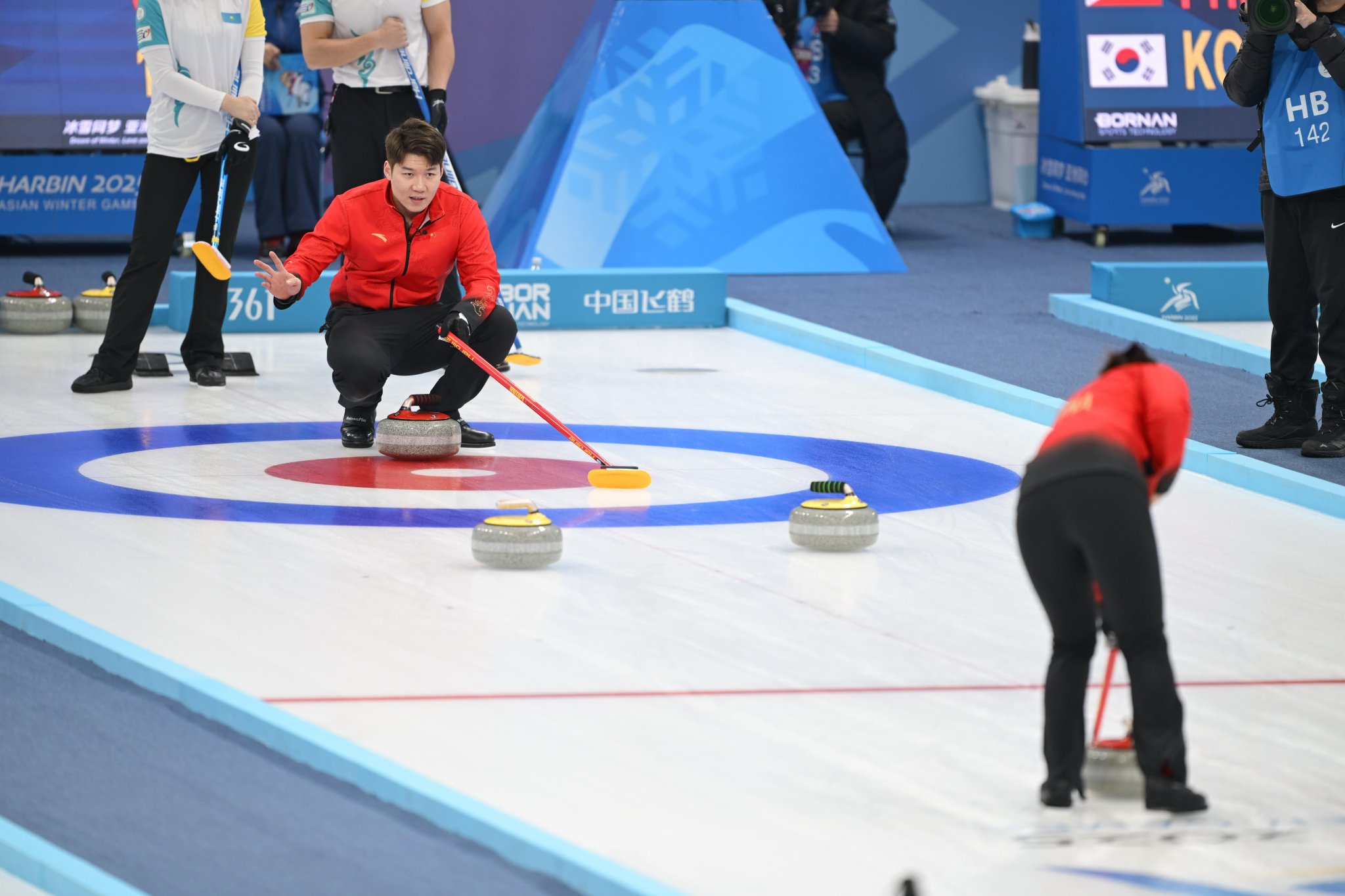 中國隊正在比賽中