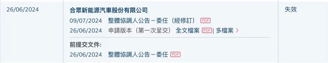 信息来源:港交所官网