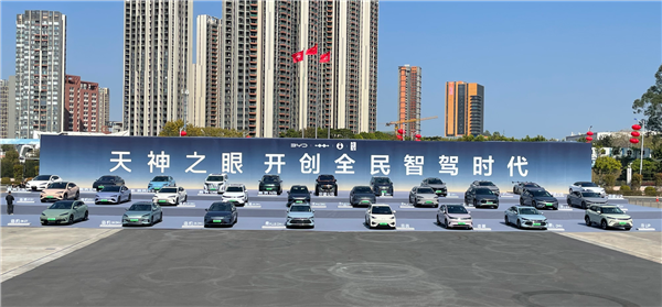 搭載比亞迪天神之眼高階智駕的車型 | 圖片來源:極客公園