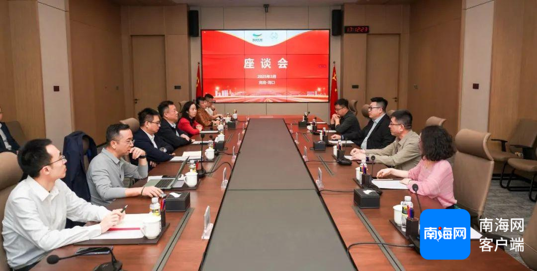 座谈会现场。海南机场供图