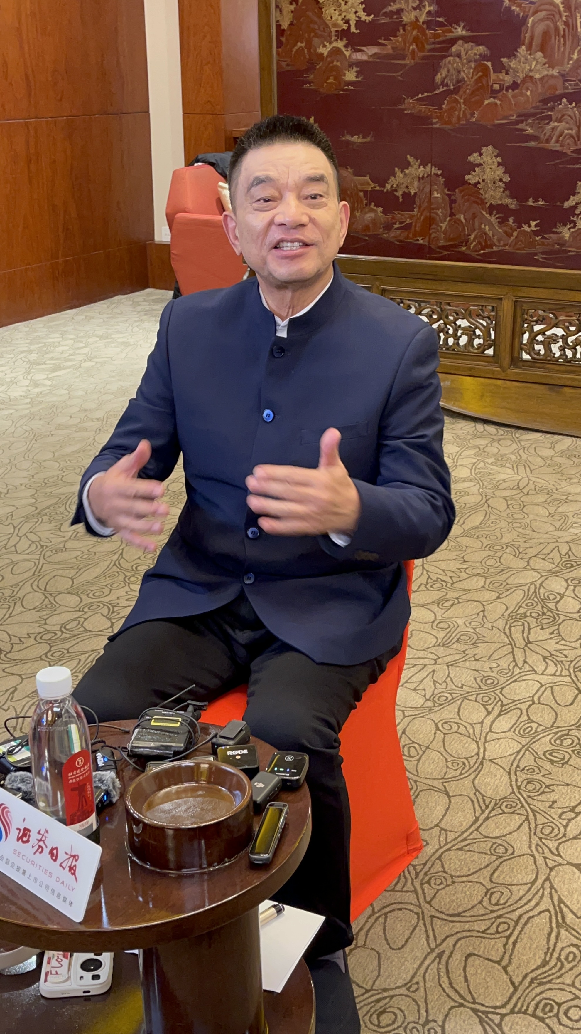 全国政协委员、新希望集团董事长刘永好 桂小笋/摄
